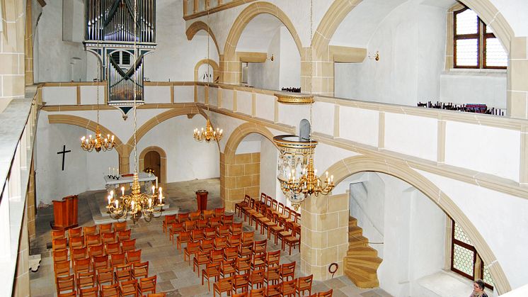 Veranstaltungsort der Torgauer Festwoche der Kirchenmusik ist auch die Schlosskapelle auf Schloss Hartenfels - Foto: Andreas Schmidt