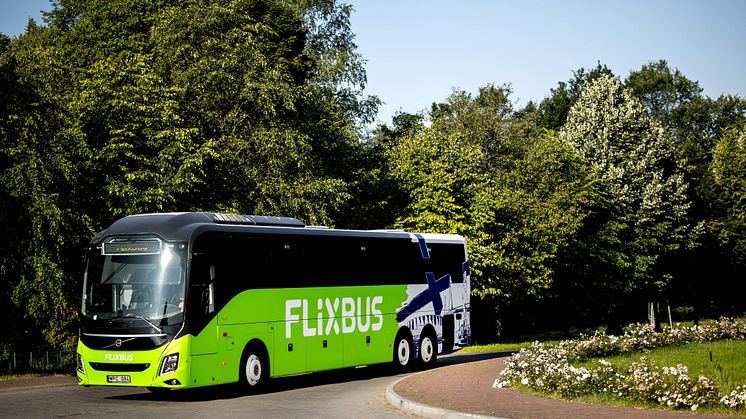 Flix lanserar bussförbindelse till Finland  