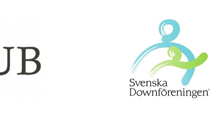FUB:s och Svenska Downföreningens logotyper bredvid varandra.