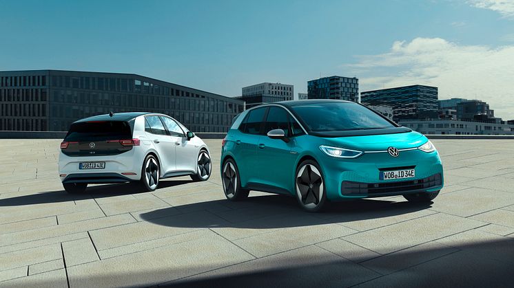 Volkswagens nya elbil ID.3 går nu att beställa.