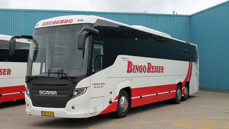Scania Touring HD leveret til Bingo Rejser