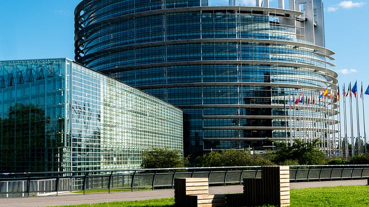 Europa-Parlamentets ene hovedkvarter i Strasbourg, hvor afstemningen fandt sted - foto: Emmanuel Burdin, Unsplash 