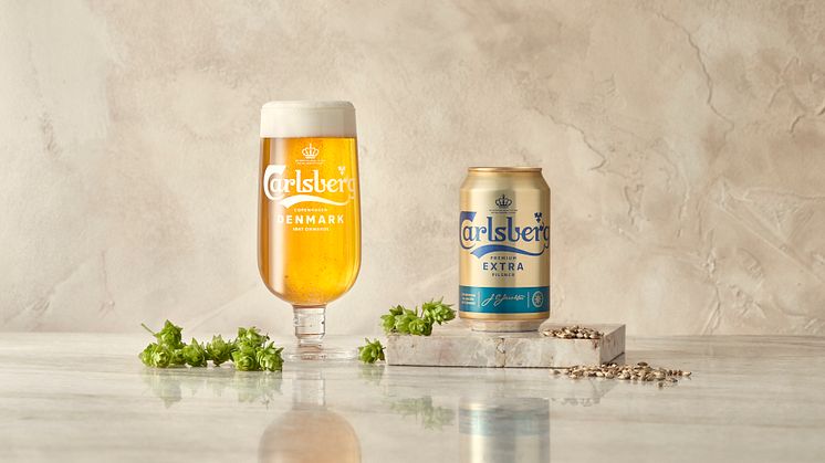 Ölnyhet från Carlsberg i tysk pilsnerstil