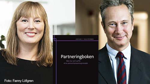Malin Österberg och John Hane har tillsammans skrivit boken "Partnering - när, hur och varför?".