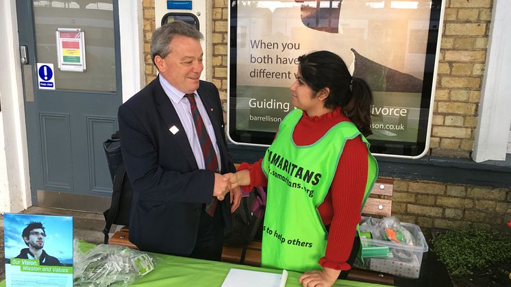 GTR is partnering with Samaritans to offer support at Cambridge station