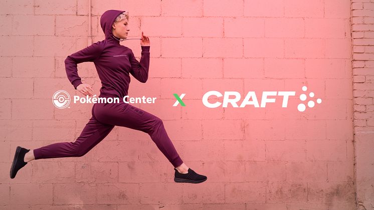 Starting Today, Trainers Can Sport Popular Pokémon with Craft Sportswear’s Lineup of Premium Apparel.