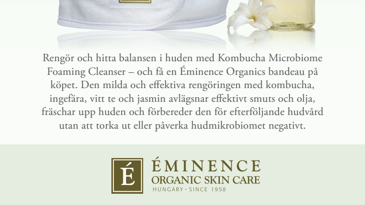 Eminence Organics KOMBUCHA MICROBIOME CLEANSER + GÅVA