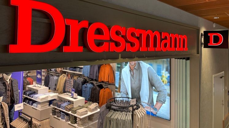 Dressmann slår upp dörrarna till ny butik med uppgraderat koncept på Frölunda Torg