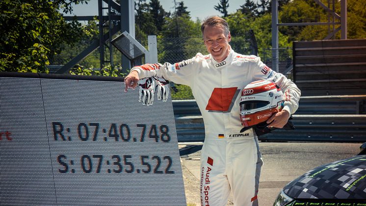 Frank Stippler fra Audi Sport og rekord-tiden fra Nürburgring Nordsløjfen