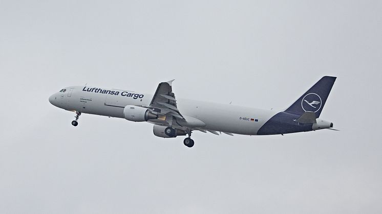 Lufthansa Cargo A321 freighter lifts off for first commercial flight