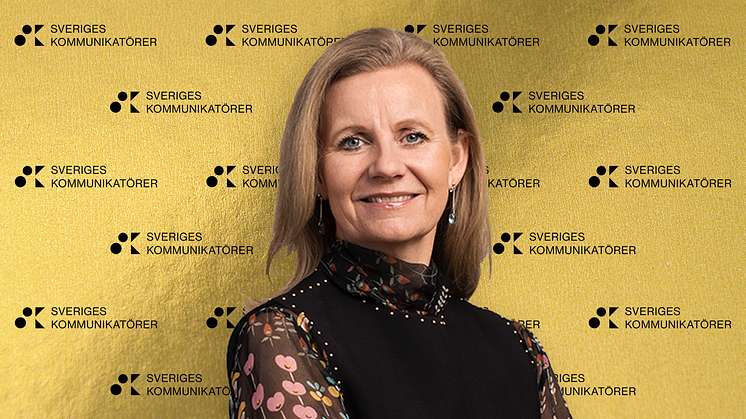 Hélène Barnekow, vd Microsoft Sverige, tog emot priset för bästa kommunikativa ledare 2021.
