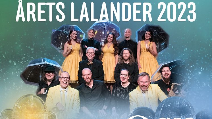 Det härliga gänget bakom Östersundsrevyn som nu även kan titulera sig "Årets Lalander 2023"