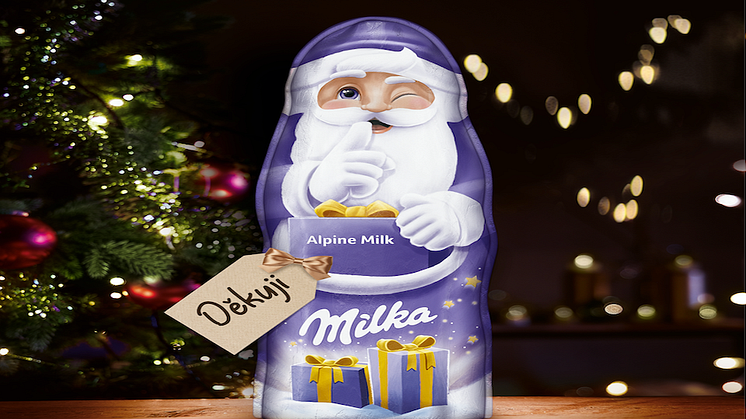 Milka obdaruje o Vánocích ty, kteří to nečekají
