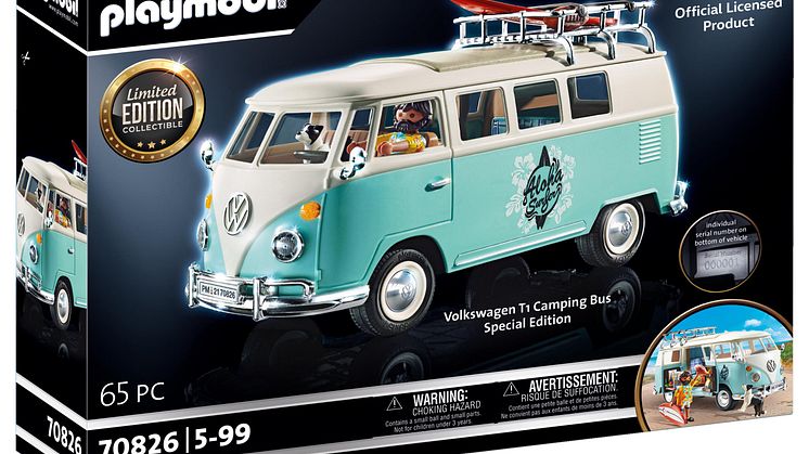 70826 Volkswagen T1 Camping Bus - Special Edition von PLAYMOBIL