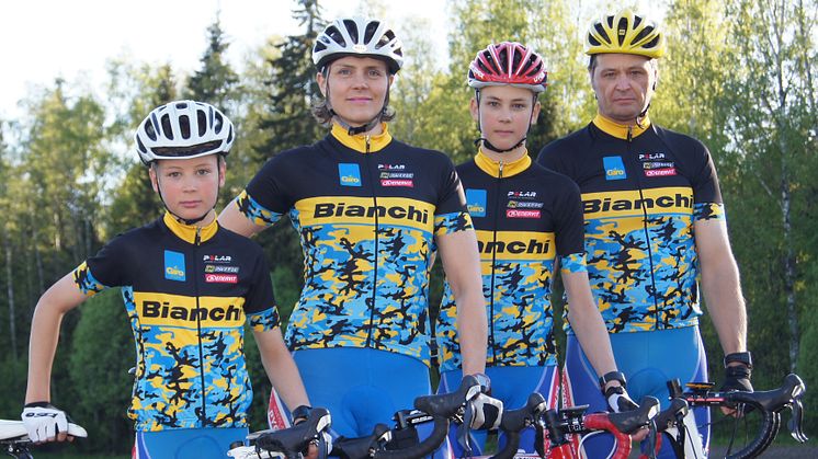 Giro d'Espoo 2015: Team Polarin 12- ja 15- vuotiaat Oskari ja Otto huippuvauhdissa 111km kisassa