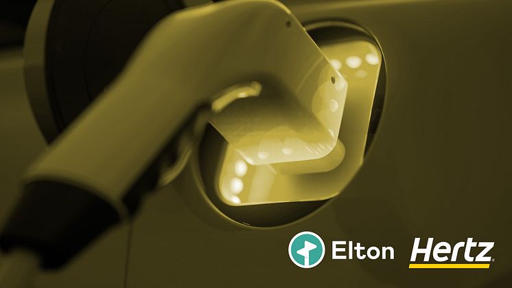 Elton og Hertz lanserer enklere lading av el-leiebil.