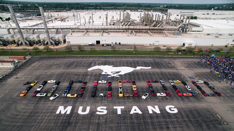Historisk milstolpe för Ford Mustang – 10 miljoner tillverkade