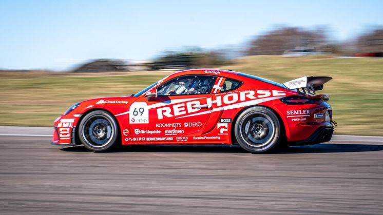 Porsche Denmark Racing sikrede de to hurtigste tider i GT4-klassen ved den officielle test på Mantorp for tre uger siden.