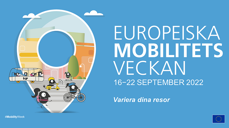 Pressrelease: En bra vecka att variera dina resor - Mobilitetsveckan 16-22 september 2022