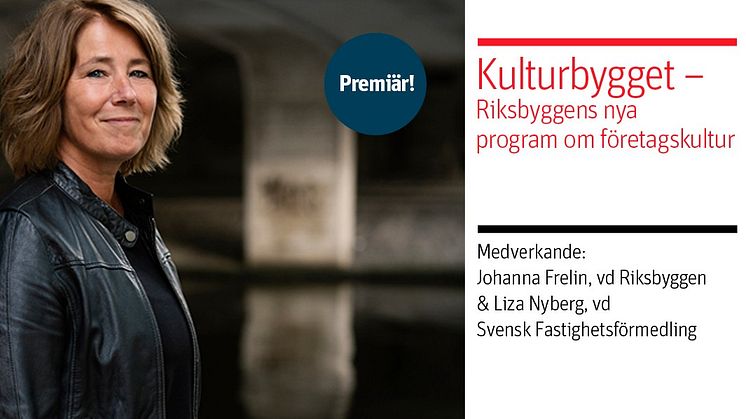Premiär för Kulturbygget – Riksbyggens nya program om företagskultur