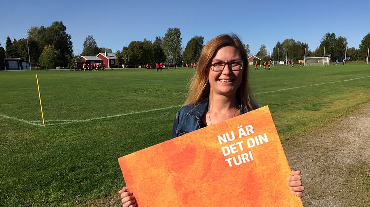 Viktoria Wikström ger sin del av Kundmiljonen till fotbollsföreningen FC Norrsken
