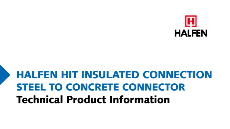 HIT Steel to concrete connection