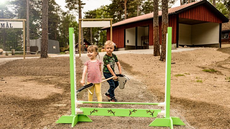 En helt ny käpphästbana öppnar på Kolmården lördagen den 6 juni