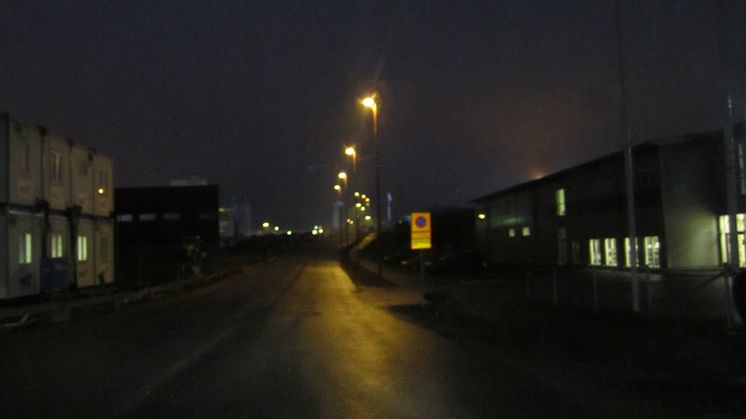 Göteborgs hamn miljösatsar - Synnerödsvägen får LED-bestyckad vägbelysning