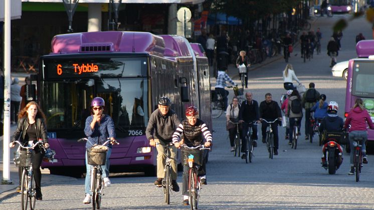 Hur kan stadens trafik påverka hälsan positivt?