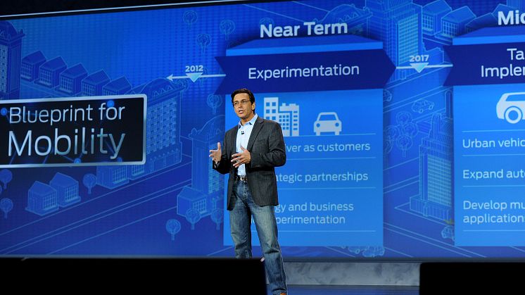Mark Fields, Ford CEO, på CES