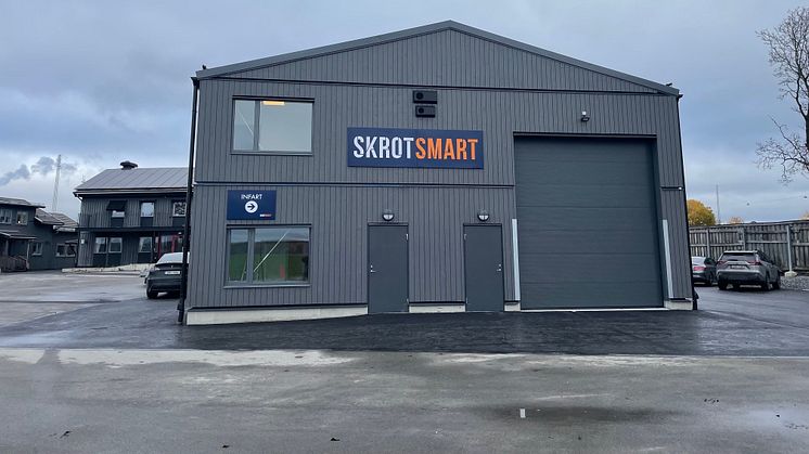 Skövde får ny metallåtervinning, SkrotSmart öppnar upp portarna 16 oktober på Haganders väg 5 i industriområdet på Östermalm. (Bilden visar SkrotSmart i Uppsala).