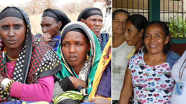SMR:s medlemsorganisationer arbetar över hela världen. Att öka kvinnors deltagande är ett säkert sätt att skapa förändring i alla samhällen. Vi har bland annat träffat kvinnogrupper i Etiopien och Guatemala under uppföljningsresor 2017-2018.