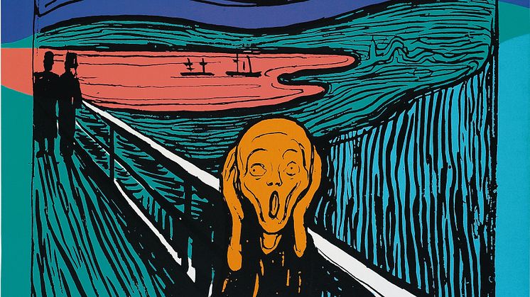 Andy Warhol, The Scream (After Munch), 1984. (detalj) 