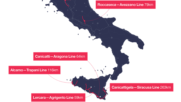 Hitachi Rail - ERTMS Map Italy