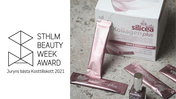 Silicea vinnare av “Bästa kosttillskott” och  “Bästa leave-in-balsam” i Stockholm Beauty Week Award 2021