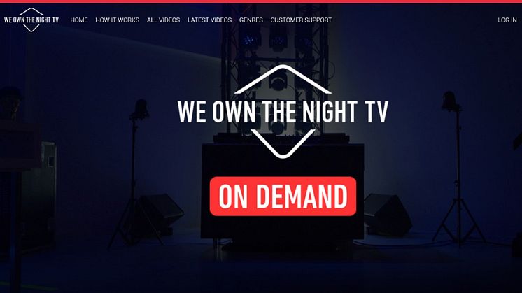 We Own The Night TV - On Demand Gelanceerd op het OTT Platform van Red Bee - Exclusieve Pay-Per-View DJ Sets voor een Internationaal Publiek