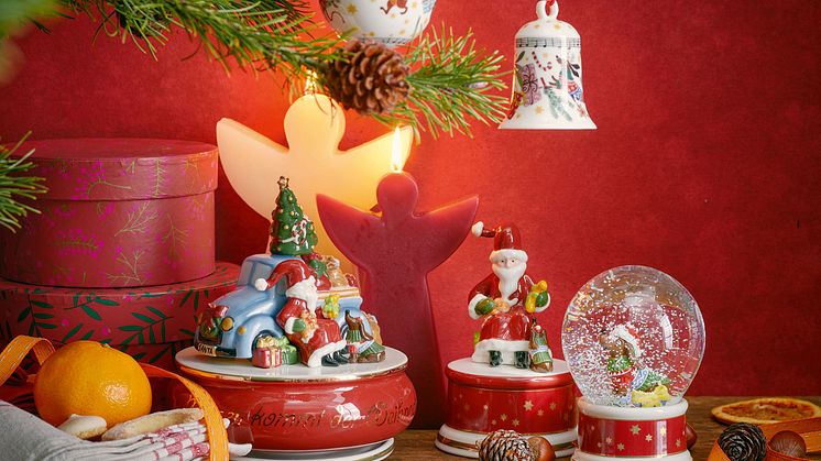 Joyful gift articles and collector's cups enrich the Hutschenreuther Christmas collection in 2020.