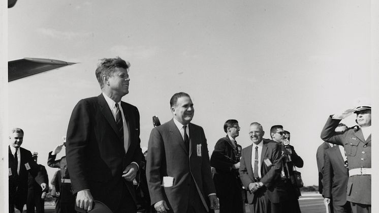 President Kennedy and the Moon landing. 16 November 1963.jpg