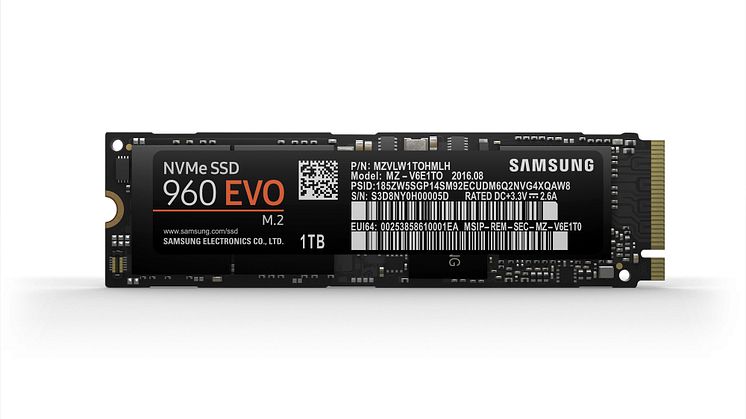 960 PRO og EVO kraftige SSD-enheder NVMe | Samsung Nordic AB