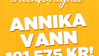 Annika från Gotland vann 177 935 kronor på bingojackpott hos Miljonlotteriet!