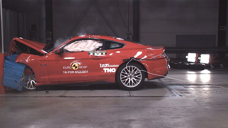 Ford Mustang receives first Two Star Euro NCAP rating given to a top 10 car brand since 2008