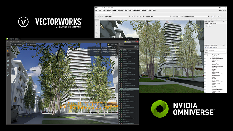 Working with NVIDIA, Vectorworks Delivers a Direct Connection to the Innovative Platform for Building and Operating Applications.
