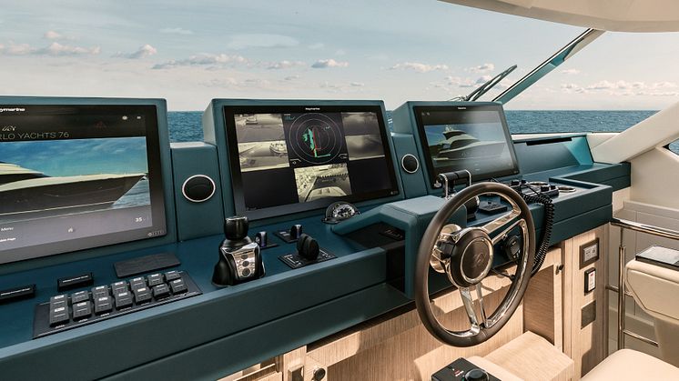  Monte Carlo Yachts è il primo costruttore di yacht a montare di serie Raymarine DockSense Alert 