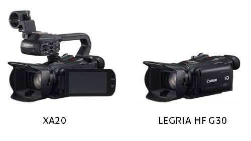 Canon utvider de kreative mulighetene med tre nye videokameraer – XA25, XA20 og LEGRIA HF G30 