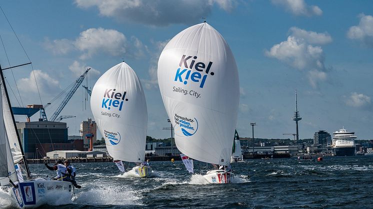 Sailing Champions League bietet Segelaction in Kiel (c)Lars Wehrmann SCL