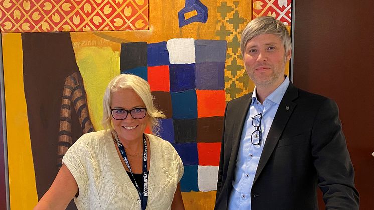 Ulrika Lundh Snis och Joel Andersson har gedigna akademiska erfarenheter och kliver nu på som ledare för högskolans kompletta akademiska miljöer.