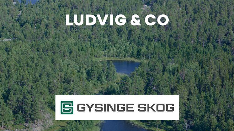 Ludvig & Co har fått förtroendet av Gysinge Skog AB att ansvara för försäljningen av ett skogsinnehav med bolagsskog i Halland.