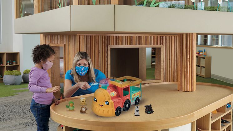Im Fisher-Price Play Lab werden seit mehr als 60 Jahren mithilfe von modernster Technologie und unter bewährten Methoden Spielzeuge entwickelt, die perfekt auf die Unterstützung frühkindlicher Entwicklung zugeschnitten sind.