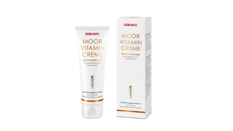 GERLAVIT Moor Vitamin Creme: Moorpflanzenextrakt und Vitamine – die neue Pflegekombination für das Gesicht