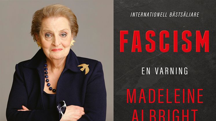 Madeleine Albright Sverigeaktuell och intervjuas i svenska medier